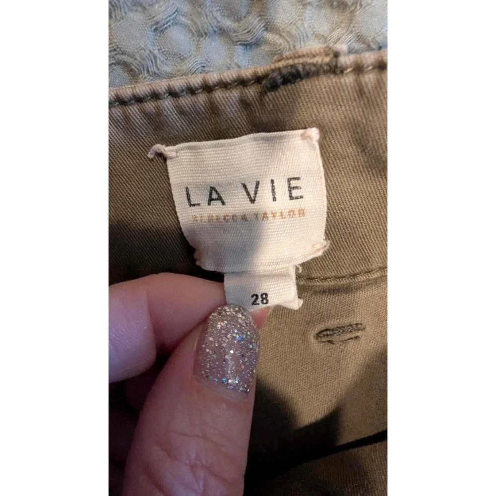 La Vie Rebecca Taylor Utility Cargo Pants 28 Brown High Rise Straight‎ Gorpcore
